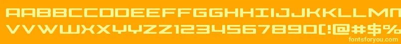 Więcej informacji o czcionce Phoenicia Czcionka Phoenicia – żółte czcionki na pomarańczowym tle