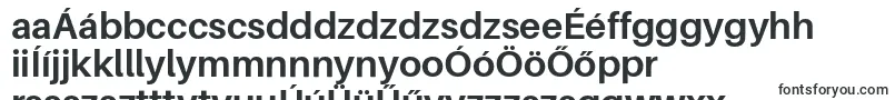 AileronBold-fontti – unkarilaiset fontit