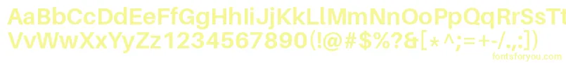 AileronBold-Schriftart – Gelbe Schriften