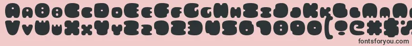 FatsAreGood Font – Black Fonts on Pink Background