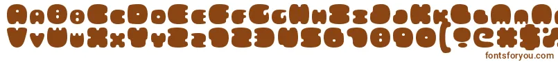 FatsAreGood Font – Brown Fonts on White Background