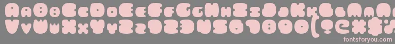 fuente FatsAreGood – Fuentes Rosadas Sobre Fondo Gris