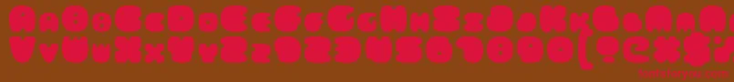 FatsAreGood Font – Red Fonts on Brown Background