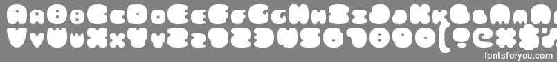 FatsAreGood Font – White Fonts on Gray Background