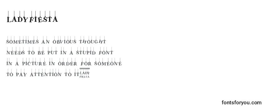 Review of the LadyFiesta Font