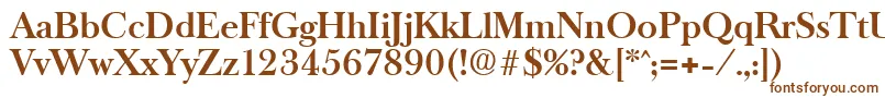 OldbaskervilleDemibold Font – Brown Fonts