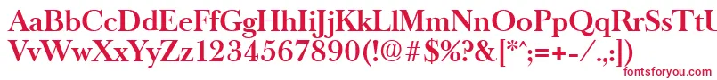 OldbaskervilleDemibold Font – Red Fonts