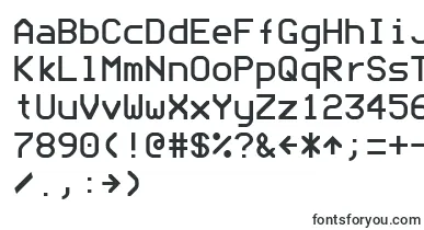 Modenine font – Fixed Width Fonts