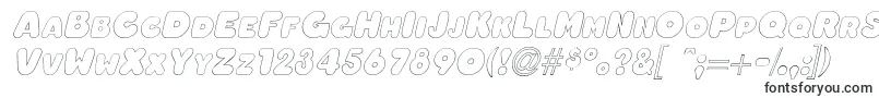 OleadaoutlinescapssskItalic-fontti – Fontit Adobe Muselle