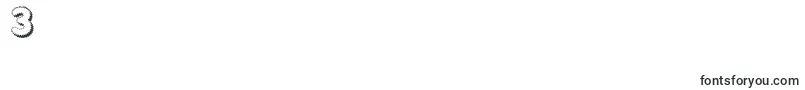 Merkinf Font – Fonts for Digit 3