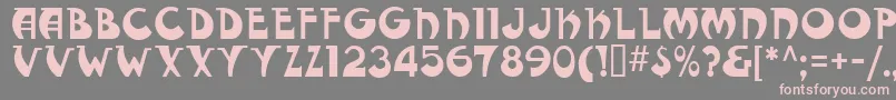 Fantasticmf Modern Font – Pink Fonts on Gray Background