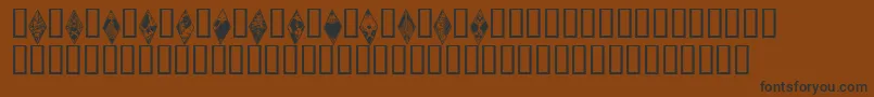 Wraithbats Font – Black Fonts on Brown Background