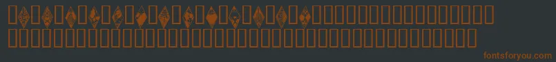 Wraithbats Font – Brown Fonts on Black Background