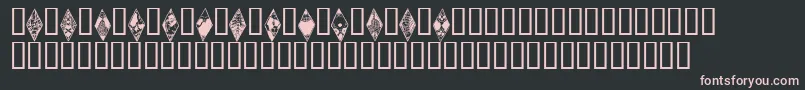 Wraithbats Font – Pink Fonts on Black Background