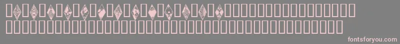 Wraithbats Font – Pink Fonts on Gray Background