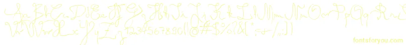 AngelLight Font – Yellow Fonts