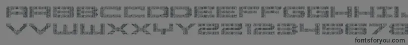 Pocketball3D Font – Black Fonts on Gray Background
