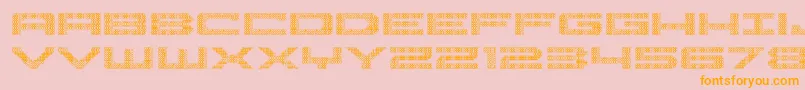 Pocketball3D Font – Orange Fonts on Pink Background
