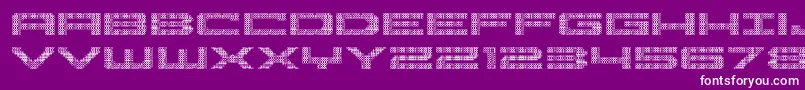 Pocketball3D Font – White Fonts on Purple Background