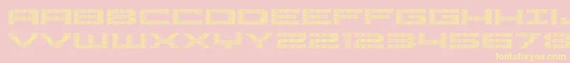 Pocketball3D Font – Yellow Fonts on Pink Background