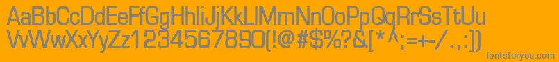 EurasiaBold Font – Gray Fonts on Orange Background
