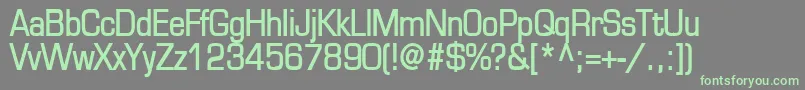 EurasiaBold Font – Green Fonts on Gray Background
