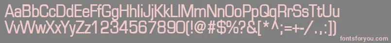 EurasiaBold Font – Pink Fonts on Gray Background