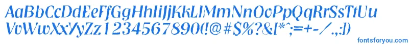 NashvilleantiqueItalic Font – Blue Fonts