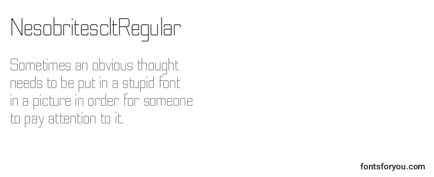 NesobritescltRegular Font