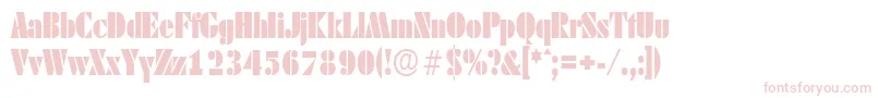 DekoblackcondserialRegular Font – Pink Fonts