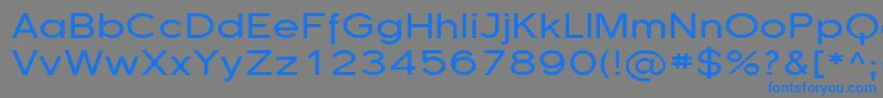 Sfflorencesansexp Font – Blue Fonts on Gray Background