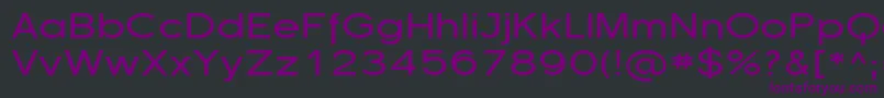 Sfflorencesansexp Font – Purple Fonts on Black Background