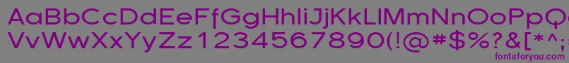 Sfflorencesansexp Font – Purple Fonts on Gray Background