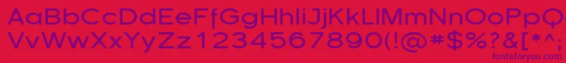 Sfflorencesansexp Font – Purple Fonts on Red Background