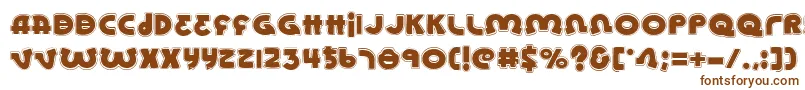 LionelAcademy Font – Brown Fonts on White Background