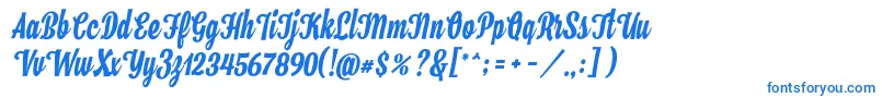 Hamster Font – Blue Fonts