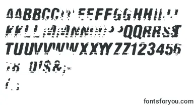 Old Fax font – Fonts By Shape