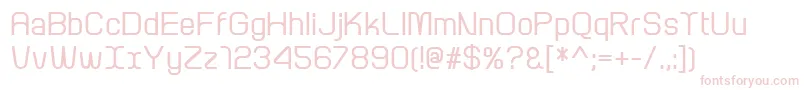 ArcleBold Font – Pink Fonts on White Background
