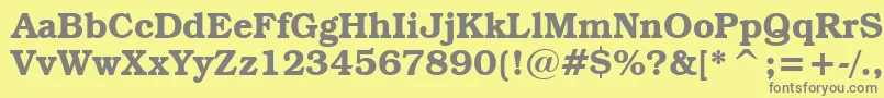 More about BookmanItcDemiBt Font BookmanItcDemiBt Font – Gray Fonts on Yellow Background