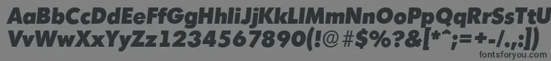 Lisätietoja MontrealserialHeavyItalic-fontista MontrealserialHeavyItalic-fontti – mustat fontit harmaalla taustalla