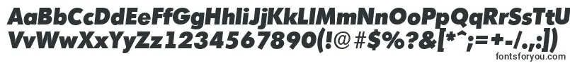 MontrealserialHeavyItalic-fontti – Televisioon tarkoitetut fontit