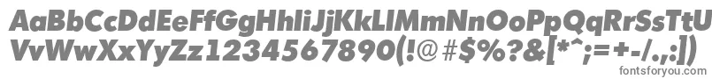Шрифт MontrealserialHeavyItalic – серые шрифты