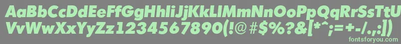 More about MontrealserialHeavyItalic Font MontrealserialHeavyItalic Font – Green Fonts on Gray Background