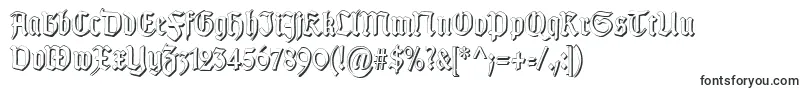 TypographergotischSchattenS-fontti – Alkavat T:lla olevat fontit