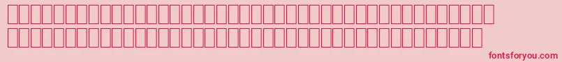 Othmani2-Schriftart – Rote Schriften auf rosa Hintergrund