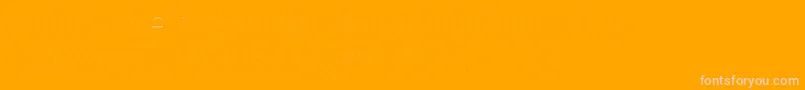 fuente FirasanscondensedFour – Fuentes Rosadas Sobre Fondo Naranja