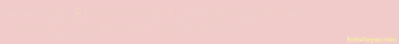 FirasanscondensedFour Font – Yellow Fonts on Pink Background