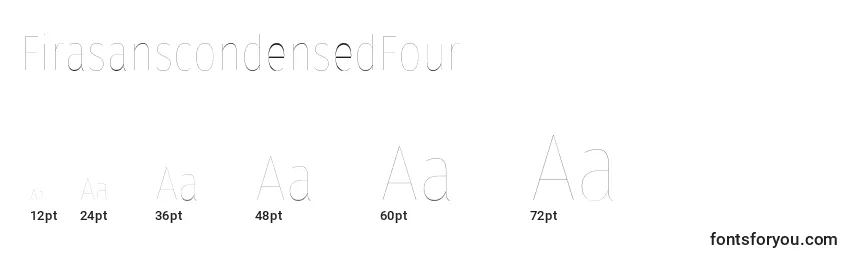 Размеры шрифта FirasanscondensedFour