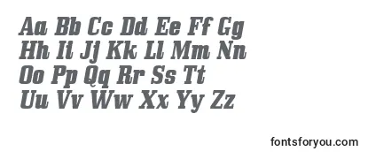 Bullpen Italic Font