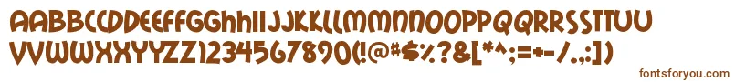 MailraystuffRegular Font – Brown Fonts on White Background